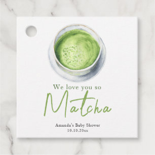 Etiquetas Para Recuerdos Te amamos tanto Baby Shower de Matcha