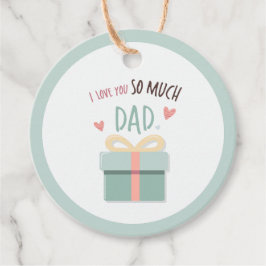 Etiquetas Para Recuerdos Te amo tanto papá - día del padre - caja de regalo