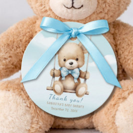 Etiquetas Para Recuerdos Teddy Bear Baby Shower Favor Tags