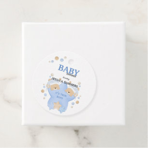Etiquetas Para Recuerdos Teddy Bears Cute Sleeping Bears Twys Baby Boys Sho