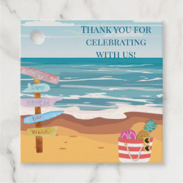 Etiquetas Para Recuerdos Tema de la playa