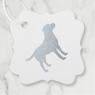 Etiquetas Para Recuerdos Tema de Labrador - Laboratorio Azul de Perro Baby