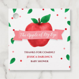 Etiquetas Para Recuerdos Tema de otoño manzana de mi ojo bebé ducha