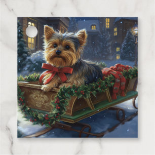 Etiquetas Para Recuerdos Temporada festiva de los Navidades de Yorkshire Te