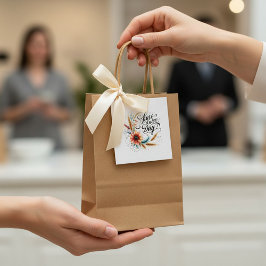 Etiquetas Para Recuerdos Tenga un buen día floral