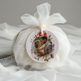 Etiquetas Para Recuerdos Terracotta Burgundy Blush Floral Wedding 