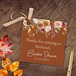 Etiquetas Para Recuerdos Terracotta Fiesta Floral Despedida de Soltera 