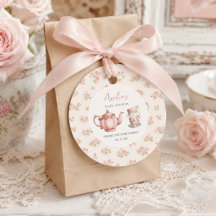 Tetera floral y tazas de té Rosa Dulce Nacimiento