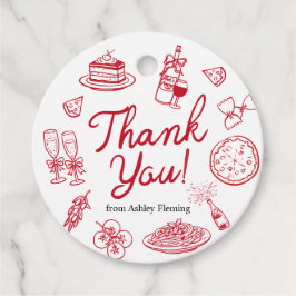 Etiquetas Para Recuerdos That's Amore Thank You 