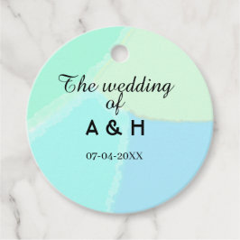 Etiquetas Para Recuerdos The wedding of add couple name initial letter date