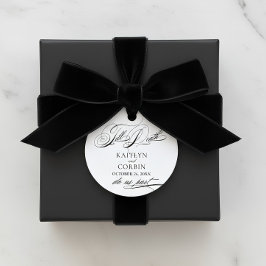 Etiquetas Para Recuerdos Till Death Do Us Part Elegant Gothic Wedding