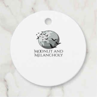 Etiquetas Para Recuerdos Tinta de Whimsigog - Bosques místicos, Luna Mágica