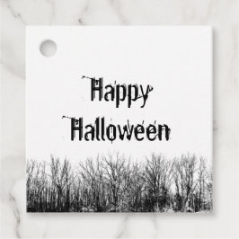 Etiquetas Para Recuerdos Tipografía espeluznante de la fiesta gótica de Hal