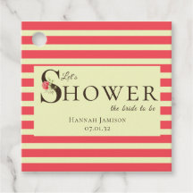 Tipografía floral elegante Coral Verde para Ducha