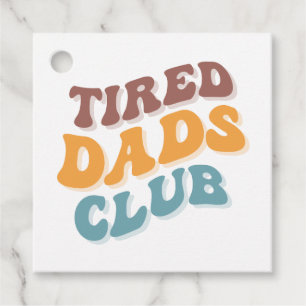 Etiquetas Para Recuerdos Tired Dads Club Funny