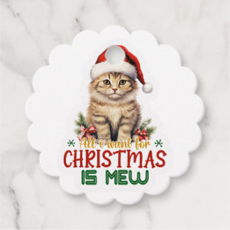 Etiquetas Para Recuerdos Todo lo que quiero para los navidades es Mew