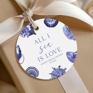 Etiquetas Para Recuerdos Todo lo que veo es amor Elegantes conchas de mar D