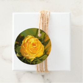 Etiquetas Para Recuerdos Tómate tiempo para oler la rosa amarilla