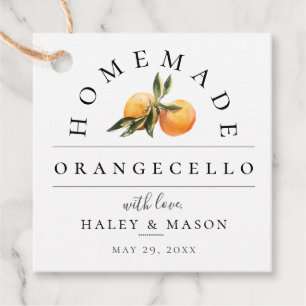 Etiquetas Para Recuerdos Trendy Orangecello Boda