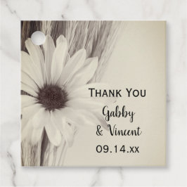Etiquetas Para Recuerdos Trigo seco y Boda de la granja rural Daisy