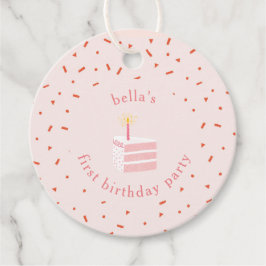 Etiquetas Para Recuerdos Trozo De Pastel De Cumpleaños