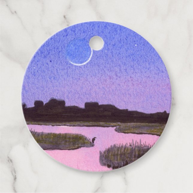 Etiquetas Para Recuerdos Twilight Marsh (Anverso)