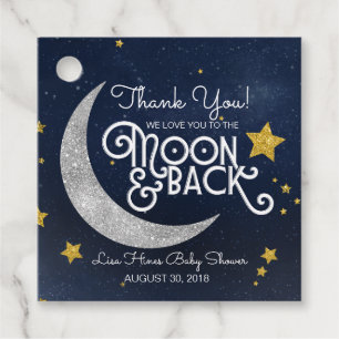Etiquetas Para Recuerdos Twinkle Little Star Moon & Back Gracias