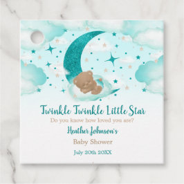 Etiquetas Para Recuerdos Twinkle Twinkle Little Star Bear Baby Shower