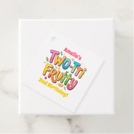 Etiquetas Para Recuerdos Two-tti Fruity 2nd Birthday Party