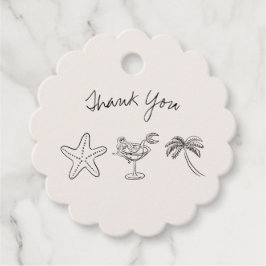 Etiquetas Para Recuerdos Última Bachelorette Splash Gracias Por Favor Tags