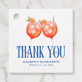 Etiquetas Para Recuerdos Última tostada en la costa Aperol Spritz Bachelore