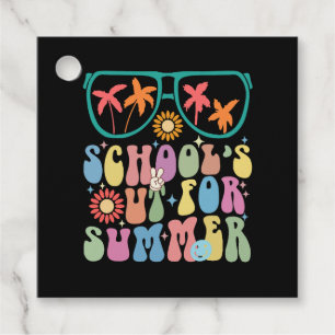 Etiquetas Para Recuerdos Último día de escuela Groovy La escuela está cerra
