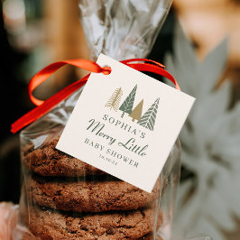 Etiquetas Para Recuerdos Un Baby Shower de invierno muy dulce