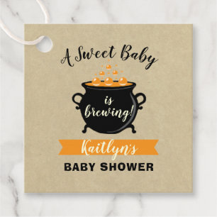 Etiquetas Para Recuerdos Un bebé dulce está preparando Baby Shower de Hallo