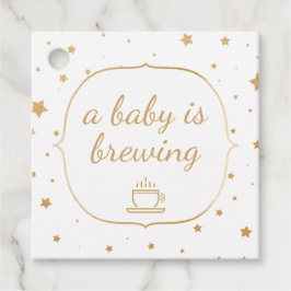 Etiquetas Para Recuerdos Un bebé se está preparando gracias - estrellas de 