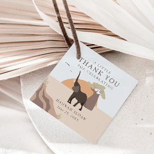 Etiquetas Para Recuerdos Un cacahuete Safari Desert Baby Shower Boho