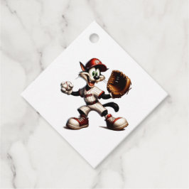 Etiquetas Para Recuerdos Un cántaro de béisbol para gato tonto se levanta