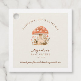 Etiquetas Para Recuerdos Un chico divertido está en camino a Baby Shower