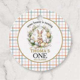 Etiquetas Para Recuerdos Un conejo de Pascua cumple 1 año
