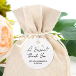 Etiquetas Para Recuerdos Un dulce detalle de agradecimiento para la boda