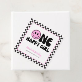 Etiquetas Para Recuerdos Un feliz Chica Rosa Feliz Cumpleaños