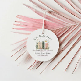 Etiquetas Para Recuerdos ¡Un Nuevo Capítulo Comienza! Favor para Despedida 