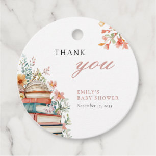 Etiquetas Para Recuerdos Un nuevo capítulo de Baby Shower floral