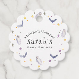 Etiquetas Para Recuerdos Un Pequeño Boo Se Debe Casi A La Baby Shower De Ha