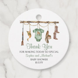 Etiquetas Para Recuerdos Un Pequeño Cazador Está En Camino De Baby Shower