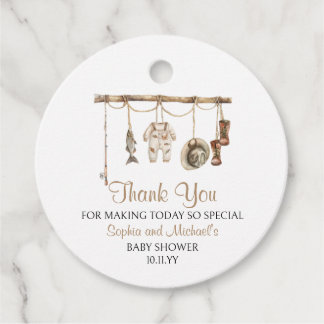 Etiquetas Para Recuerdos Un Pequeño Pescador Está En Camino De Baby Shower