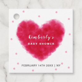 Etiquetas Para Recuerdos Un poco de amor San Valentín Baby Shower