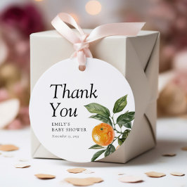 Etiquetas Para Recuerdos Un Poco De Cita Está En El Camino De Citrus Baby S