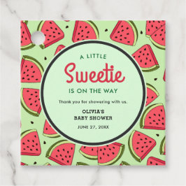 Etiquetas Para Recuerdos Un poco de dulce sandía Baby Shower Gracias