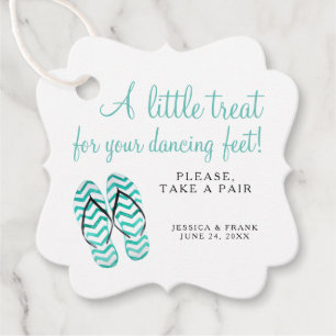 Etiquetas Para Recuerdos Un Tratamiento Para Sus Pies De Baile Bodas Flip F